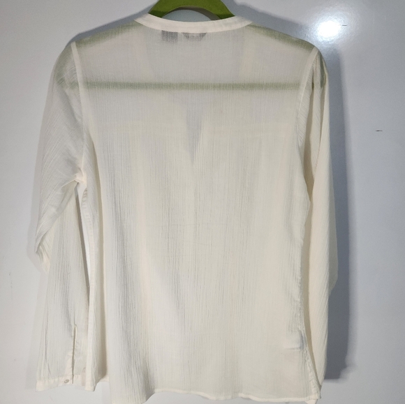 Eddie Bauer Womens Long Sleeve Blouse, Size Med - Picture 5 of 7